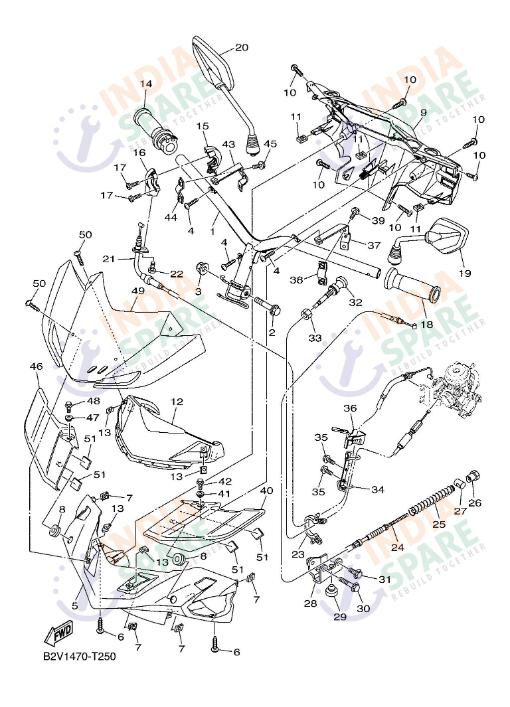 STEERING HANDLE & CABLE